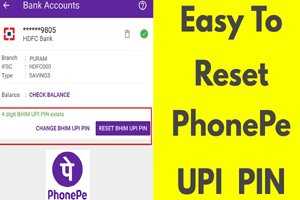 change UPI PIN in PhonePe