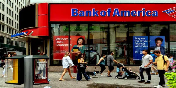 Bank of America Timings