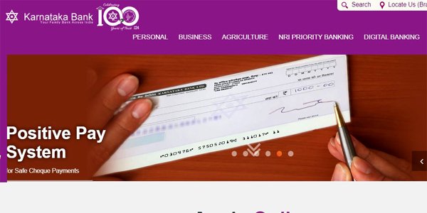 Karnataka Bank Credit Card Online Apply